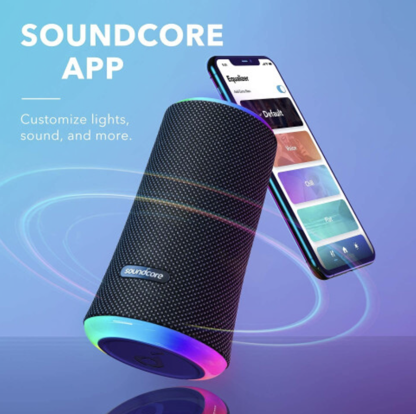 Anker Soundcore Flare 2 Bluetooth Speaker w/ IPX7 Waterproof (12-Hour)